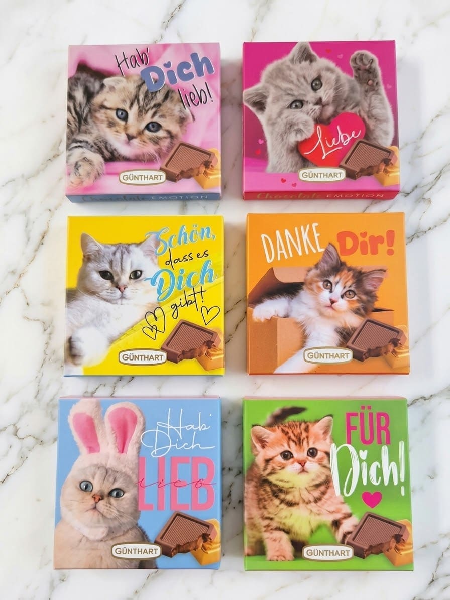 Geschenkbox Katzen