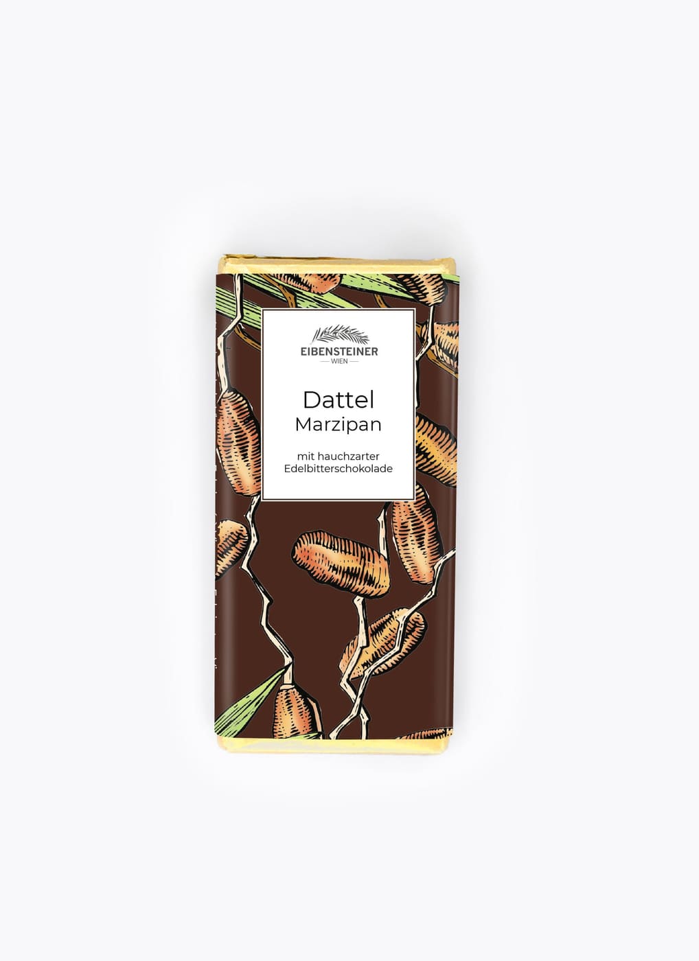 Dattel Marzipan in Bitterschokolade