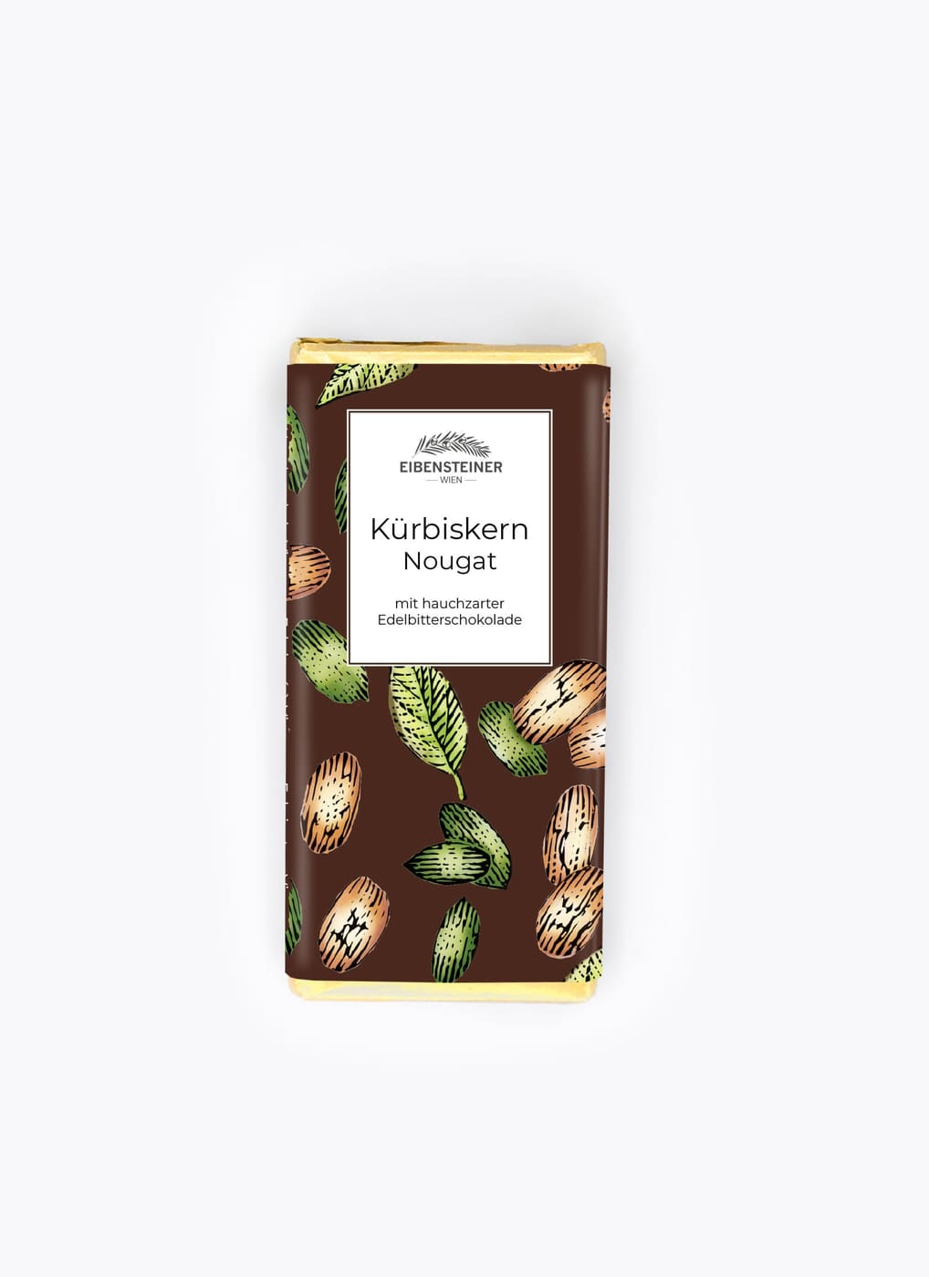 Kürbiskernnougat in Edelbitterschokolade