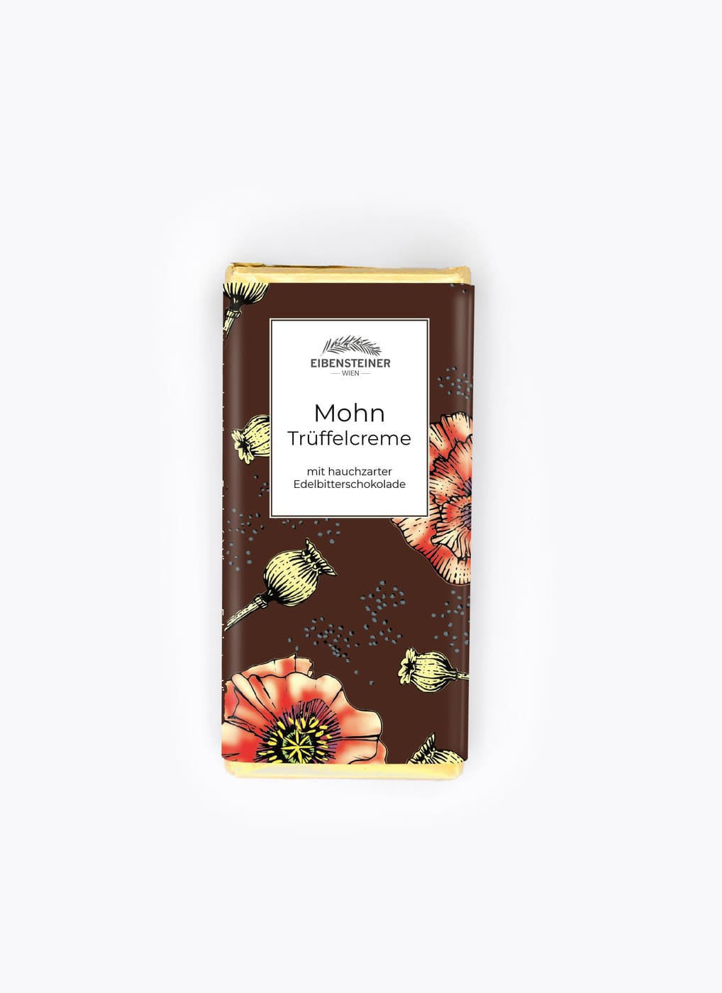 Mohn Trüffelcreme in Edelbitterschokolade